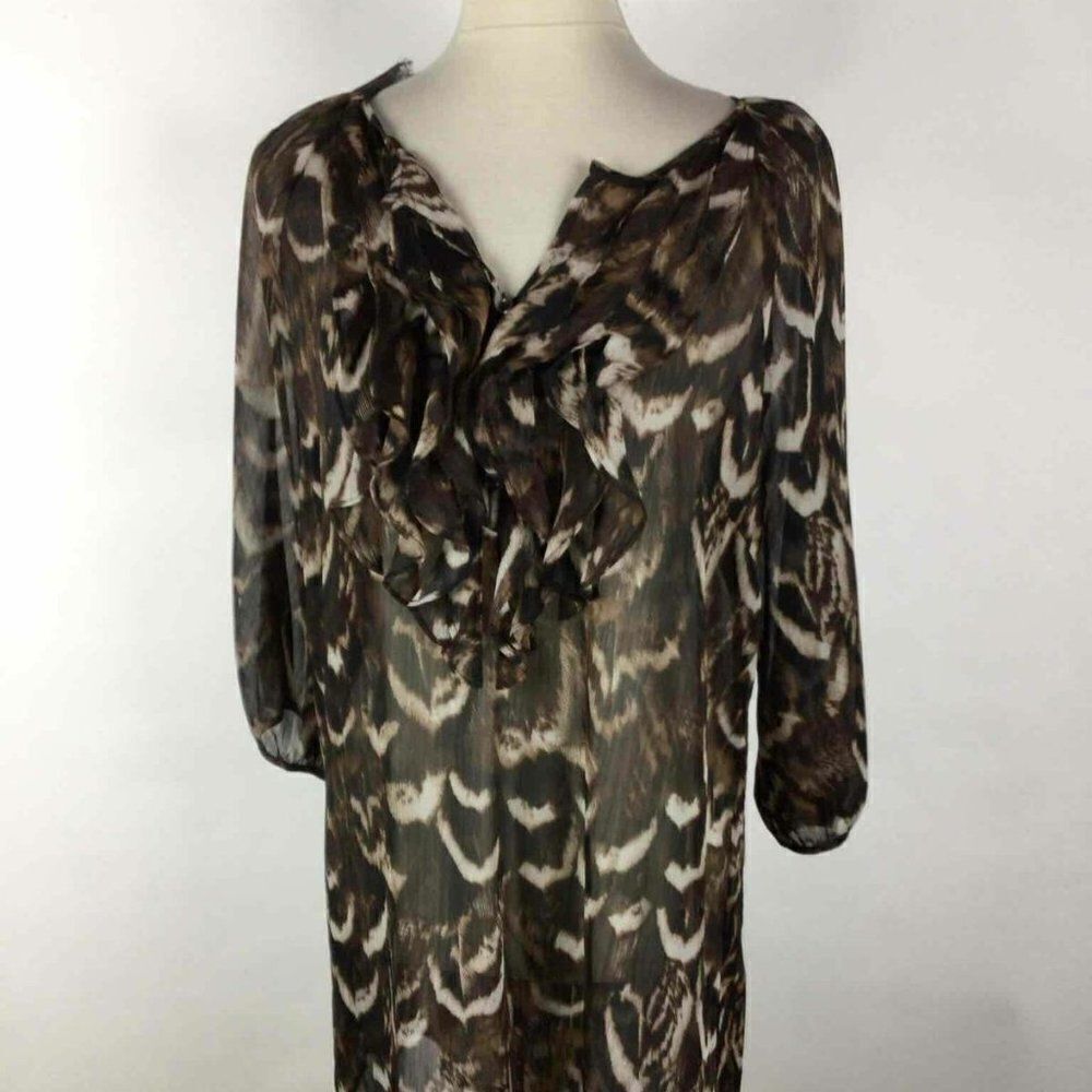 Classiques Entier Brown Long Sleeve Dress